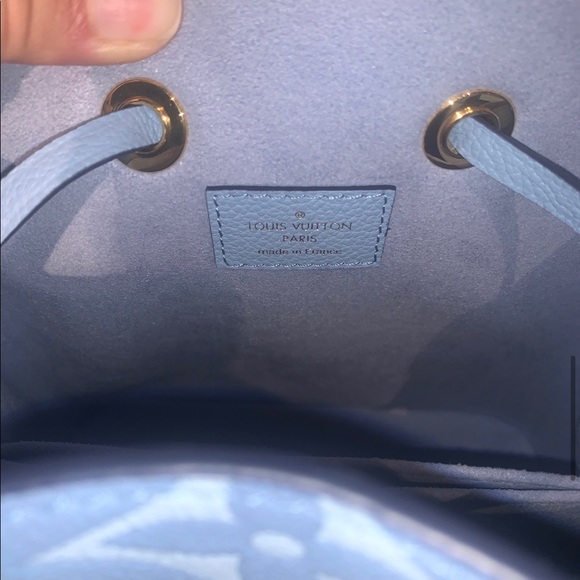 louis vuitton néo noé bb by the pool blue purse - Picture 7 of 8